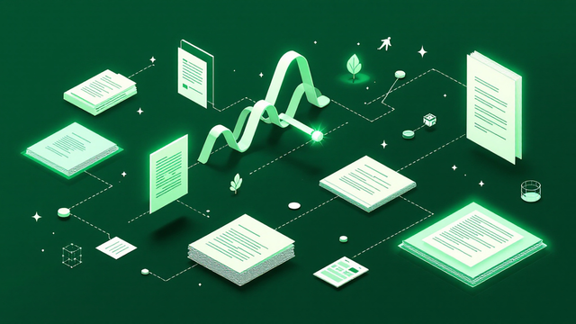 Abstract line illustration representing AI Contract Review Software for Law Firms: ROI & Compliance