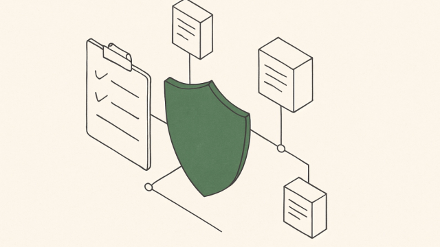 Abstract line illustration representing ADV Form Automation: How RIAs Can Eliminate Compliance Waste
