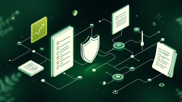 Abstract line illustration representing AI Agents for CPA Firm Operations: Tax Season, Document Collection, and Compliance (2025)