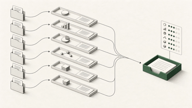 Abstract line illustration representing Best AI Recruiting Software: 6 Tools and a Buyer’s Scorecard