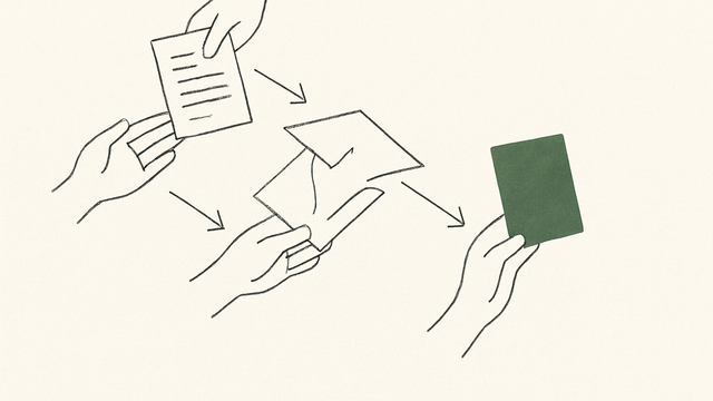 Abstract line illustration representing How Does CRM Workflow Automation Actually Work, Step by Step?