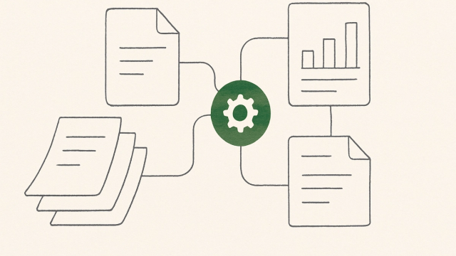 Abstract line illustration representing Generative AI Consulting Services: What Are You Paying For?