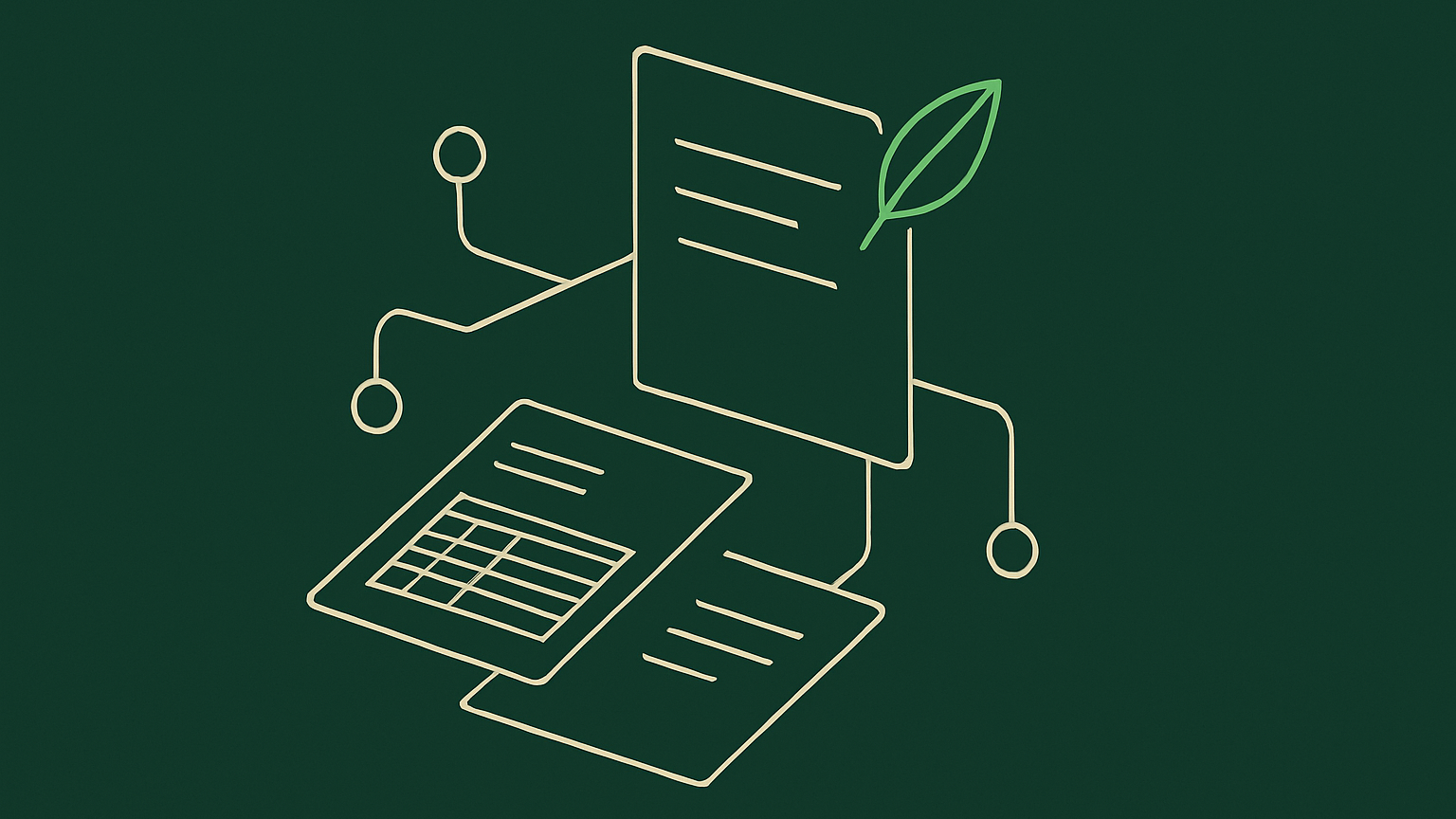 Abstract line illustration representing AI Tax Automation Cost for CPA Firms: The Complete 2026 Guide