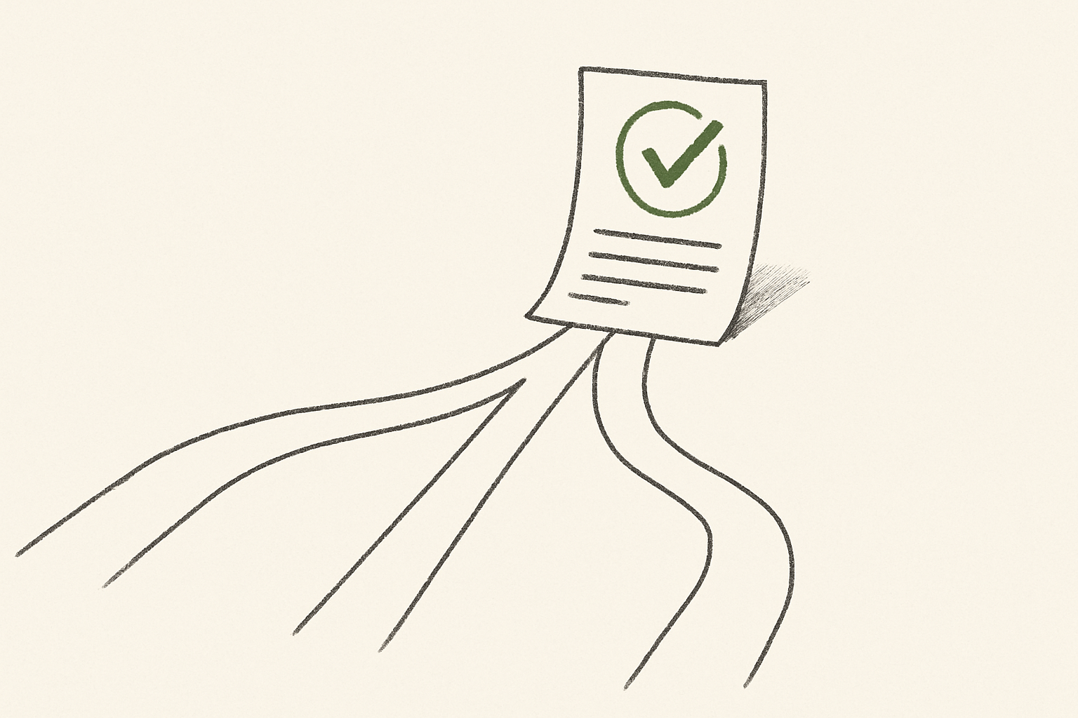 Abstract line illustration representing How Do You Choose Sales Automation Software Without Guessing?