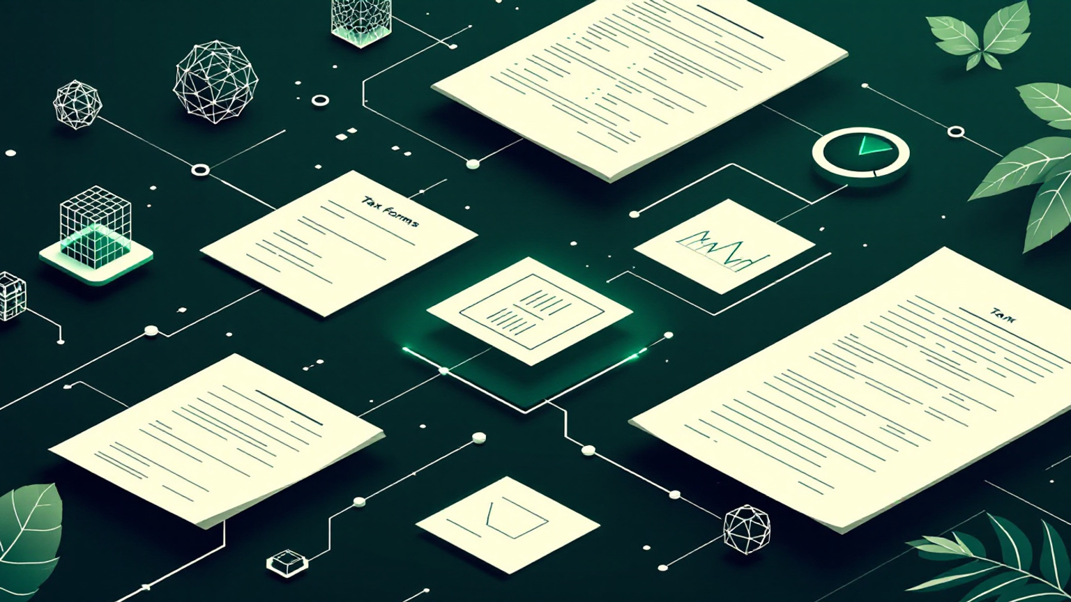 Abstract line illustration representing Fixed Assets CS Wasn't Built for AI. Now It Talks to Claude.