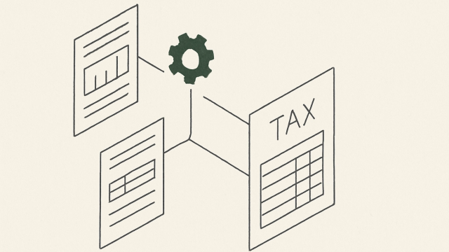 Abstract line illustration representing Client Onboarding Automation for UAE Wealth Managers