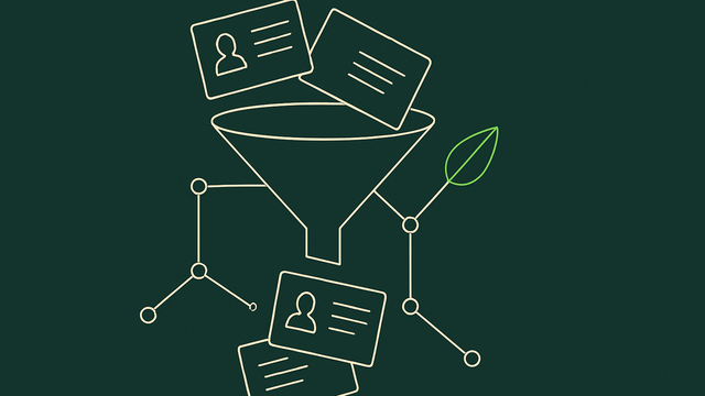 Abstract line illustration representing How to Build a Sales Automation Pipeline with n8n