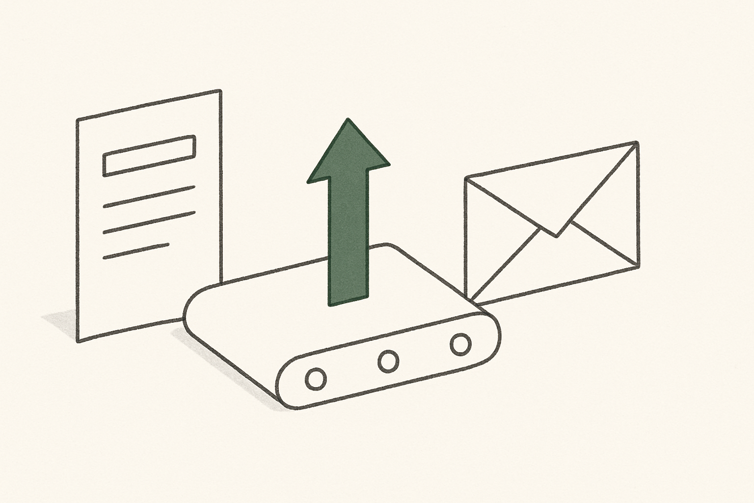 Abstract line illustration representing Client Onboarding Automation: Why RIAs Need Custom Workflows