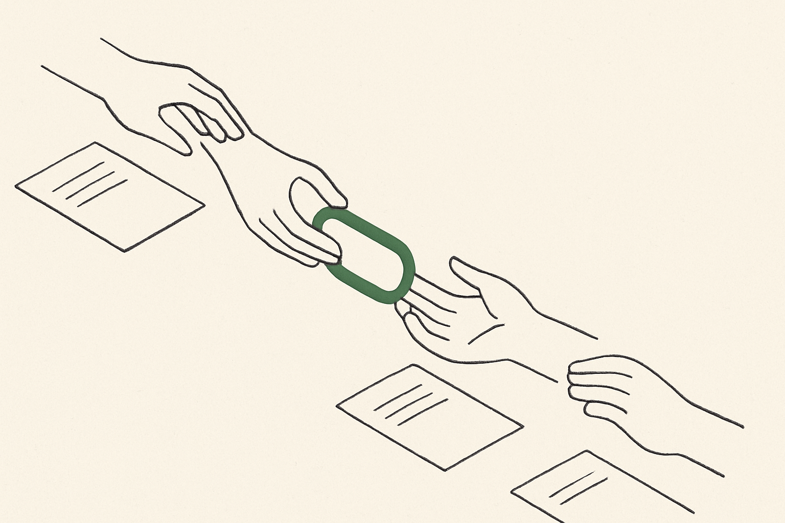 Abstract line illustration representing What Is Hyperautomation, and Does Your Firm Actually Need It?