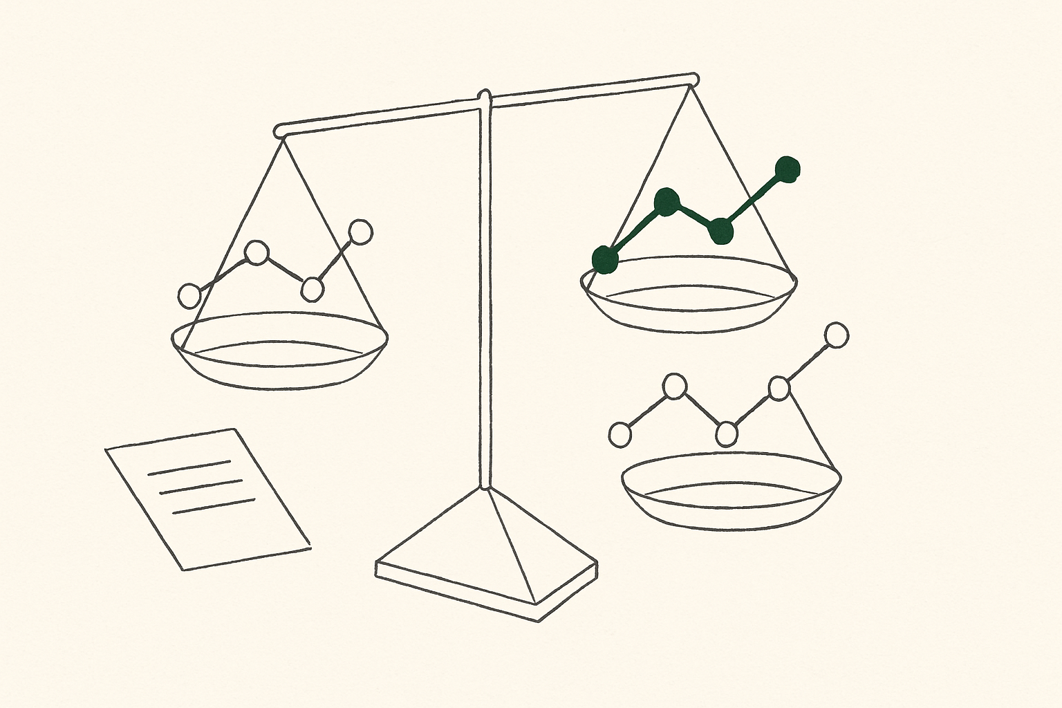 Abstract line illustration representing Make vs n8n vs Zapier: Which Should Your Firm Actually Buy?