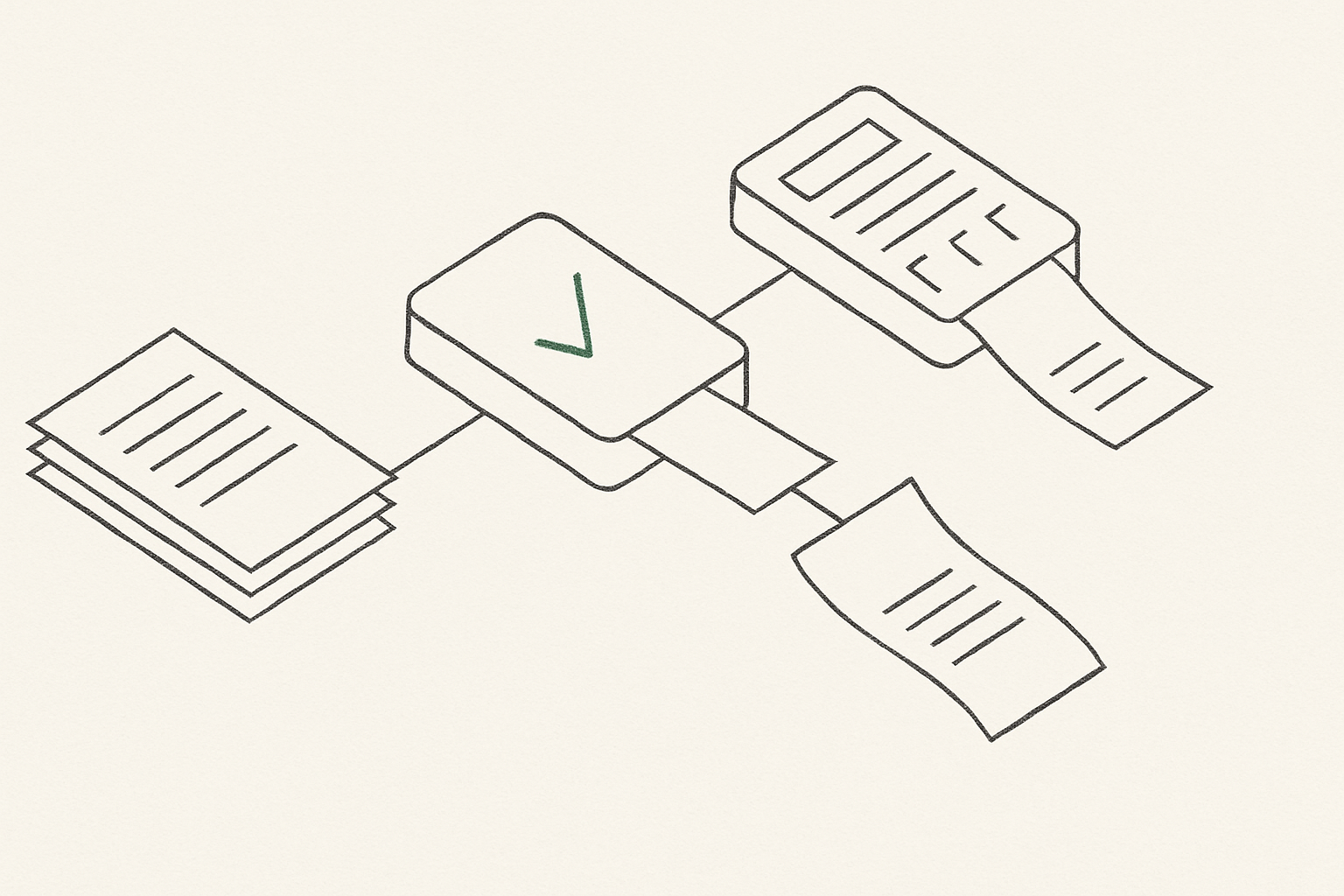 Abstract line illustration representing Custody Statement Reconciliation: Cut Ops Cost 10x Faster