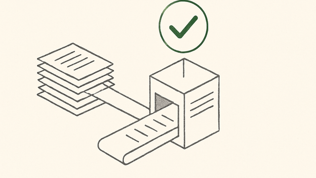 Abstract line illustration representing Can You Automate Sales Documents Without Losing the Trail?