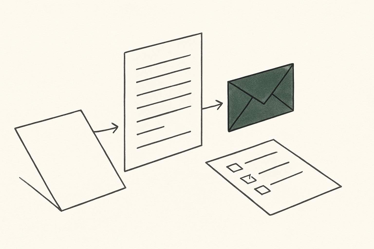 Abstract line illustration representing Productized Automation vs Custom Development: The Real Cost Breakdown