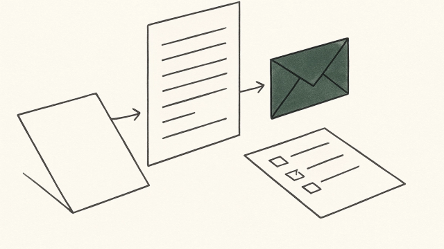 Abstract line illustration representing Productized Automation vs Custom Development: The Real Cost Breakdown