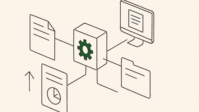 Abstract line illustration representing AI Readiness Assessment: Can You Score Your Own Firm?