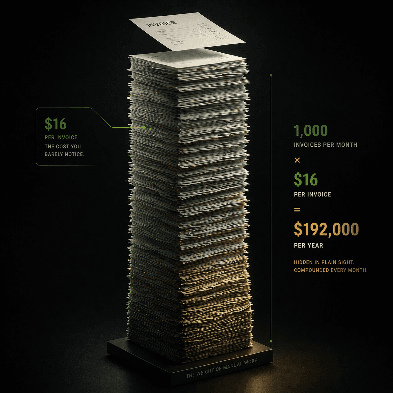 Abstract line illustration representing Manual Invoice Processing Costs $16 Per Invoice. Here's What That Adds Up To