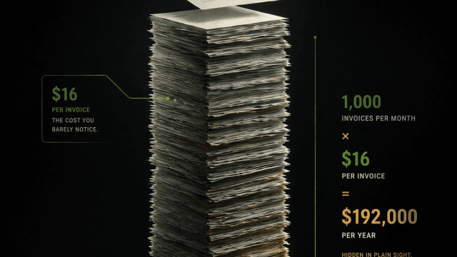 Abstract line illustration representing Manual Invoice Processing Costs $16 Per Invoice. Here's What That Adds Up To