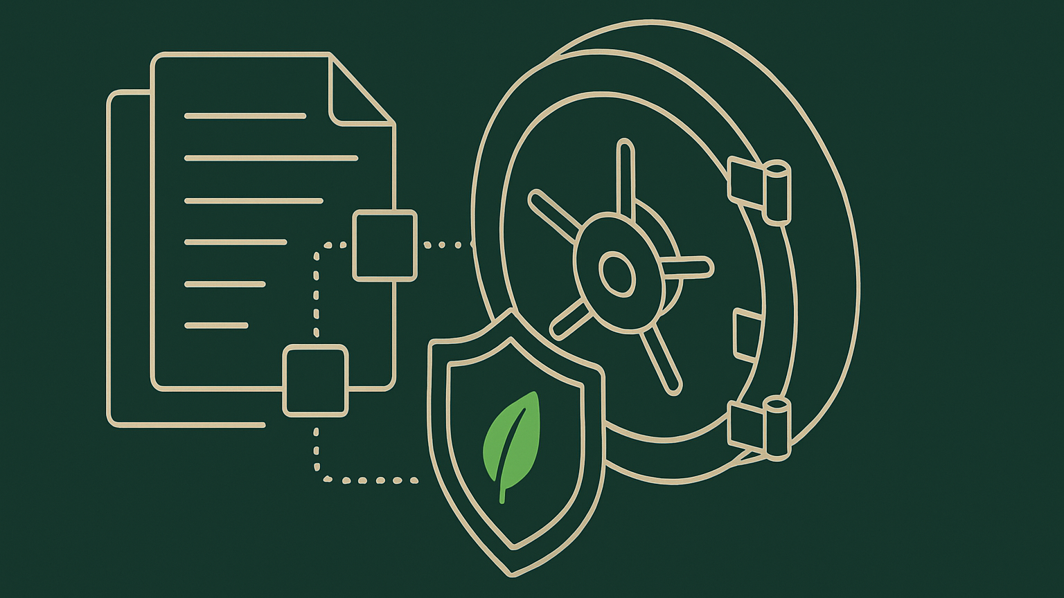 Abstract line illustration representing Is AI Safe for Financial Services Data? SEC, FINRA & the Controls That Matter