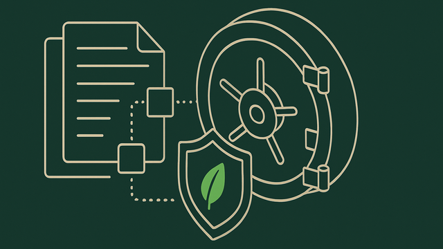 Abstract line illustration representing Is AI Safe for Financial Services Data? SEC, FINRA & the Controls That Matter