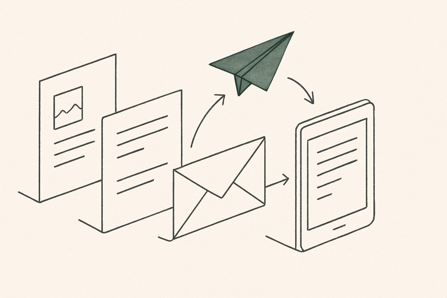 Abstract line illustration representing N8N AI Agents Features 2026: The Complete Founder's Guide