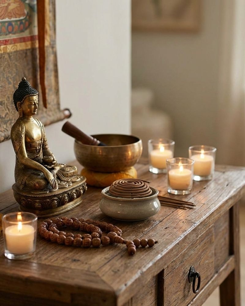 Bộ Tượng Phật Thích Ca (Gỗ Hoàng Dương)