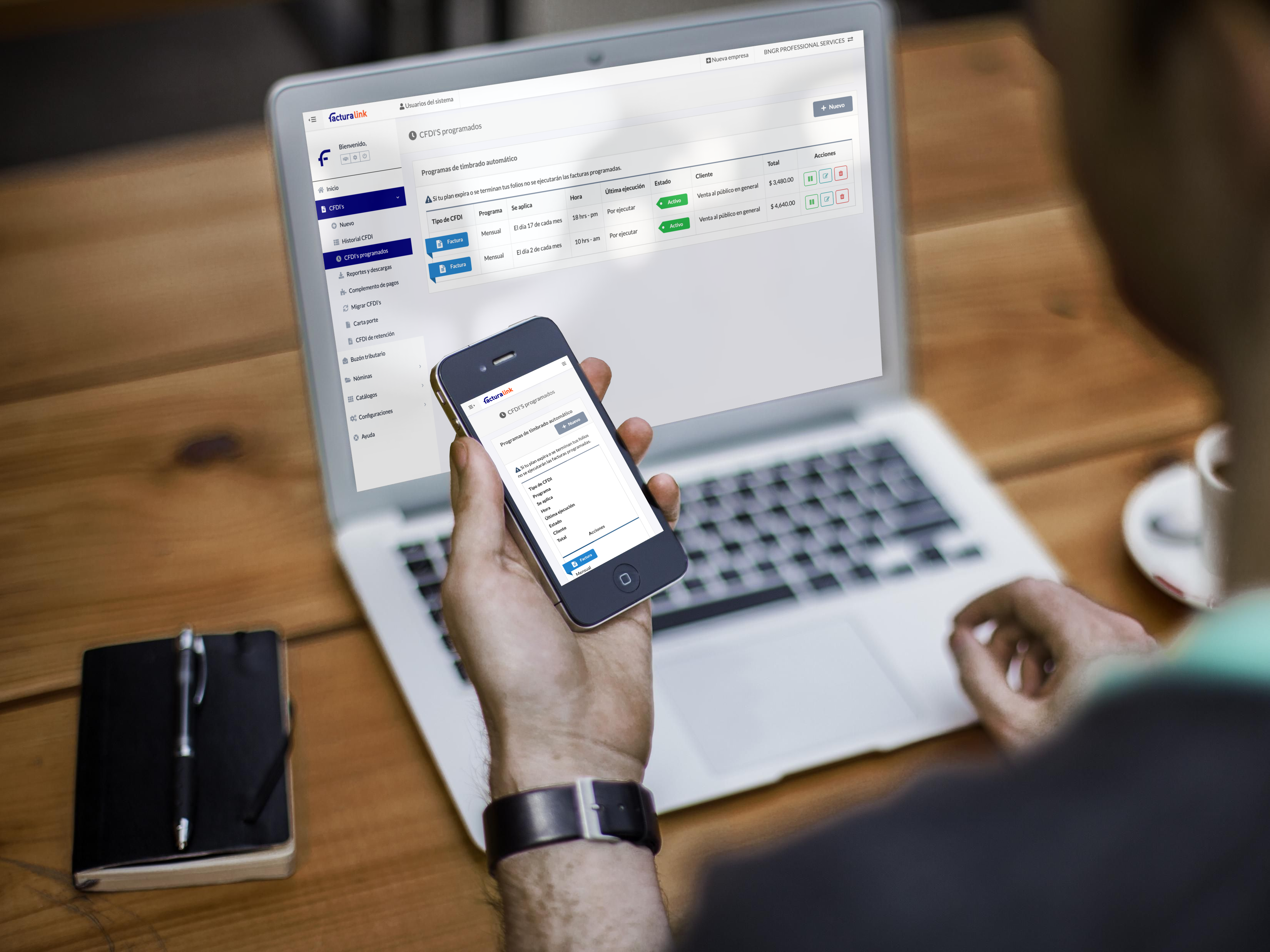 Cómo se usa en FacturaLink