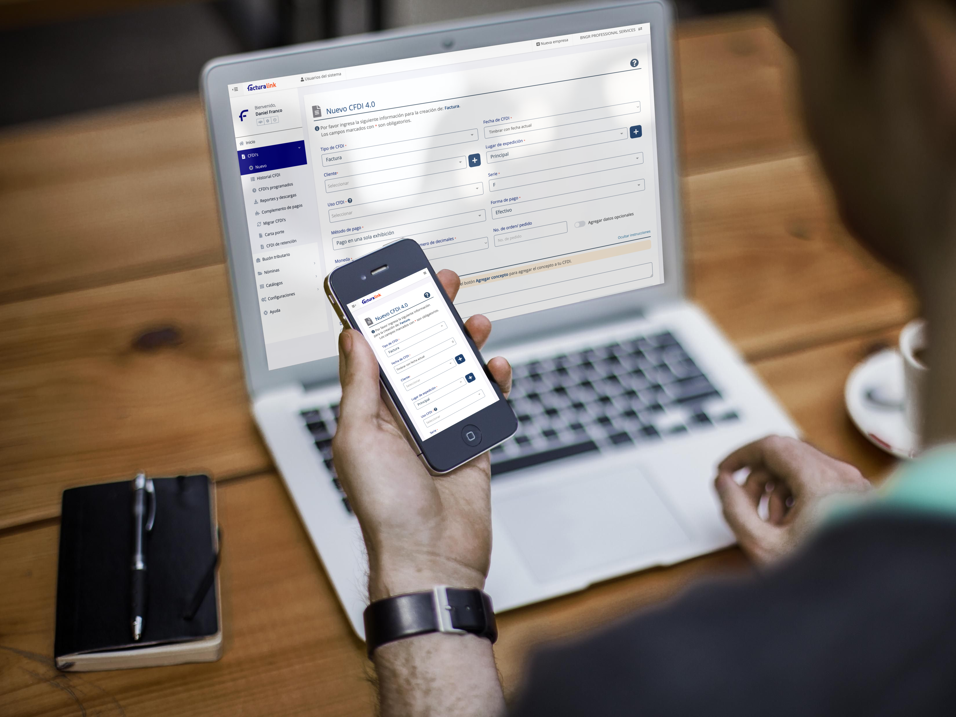 Cómo se usa en FacturaLink