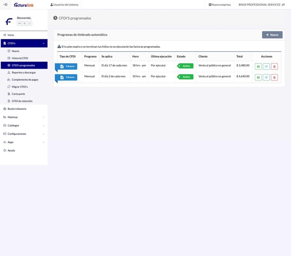Características clave