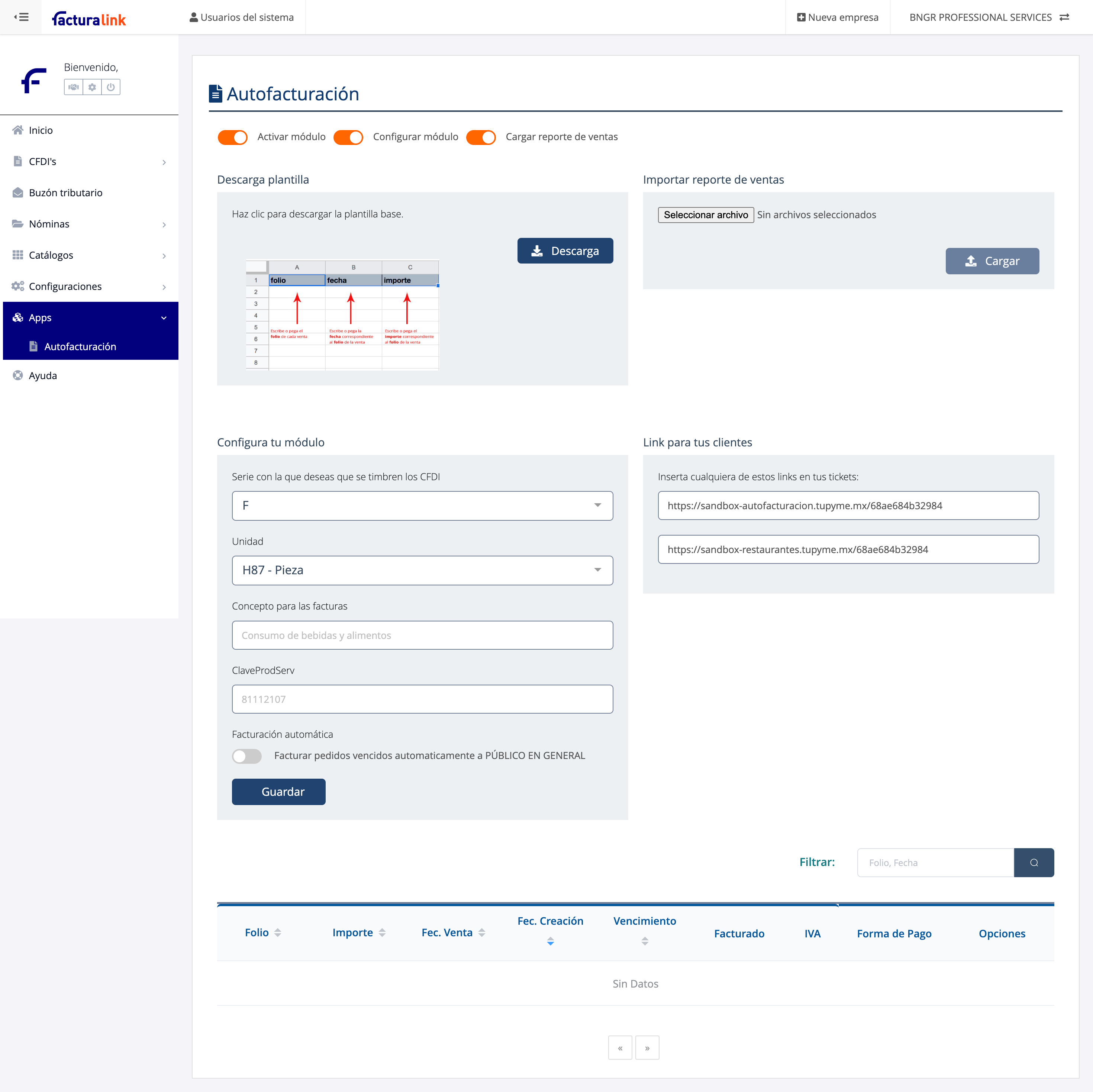 Características clave