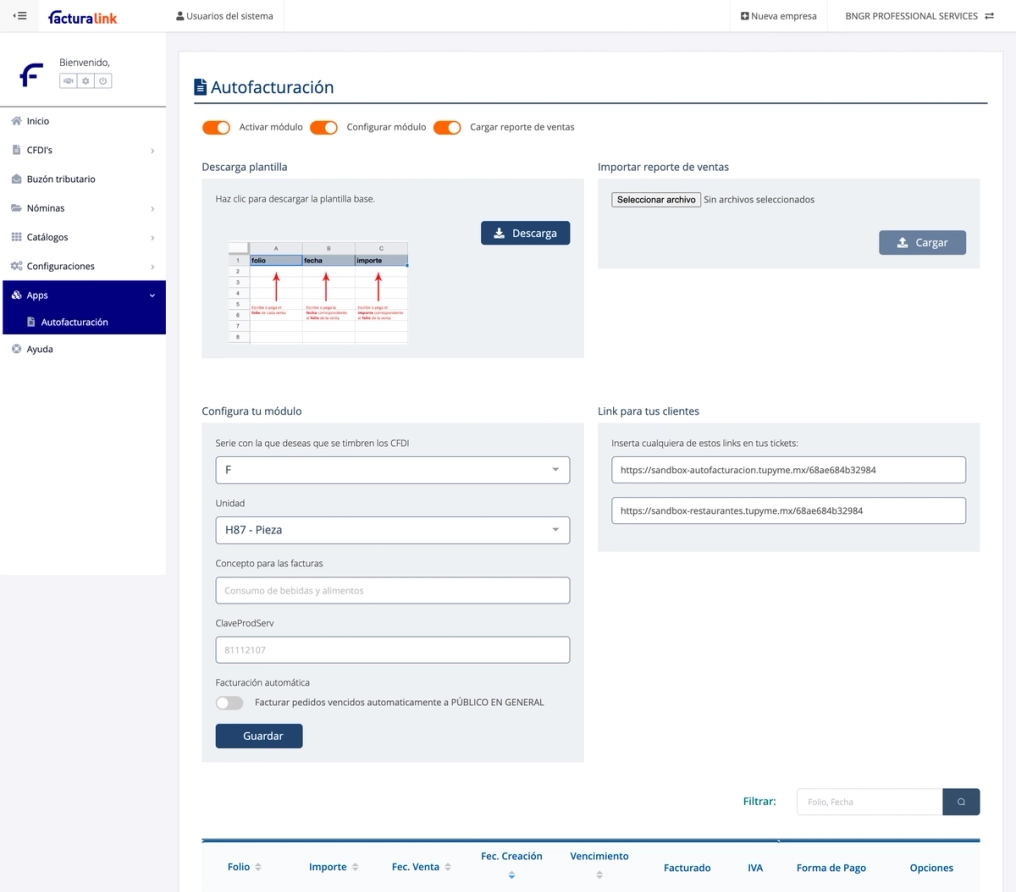 Características clave