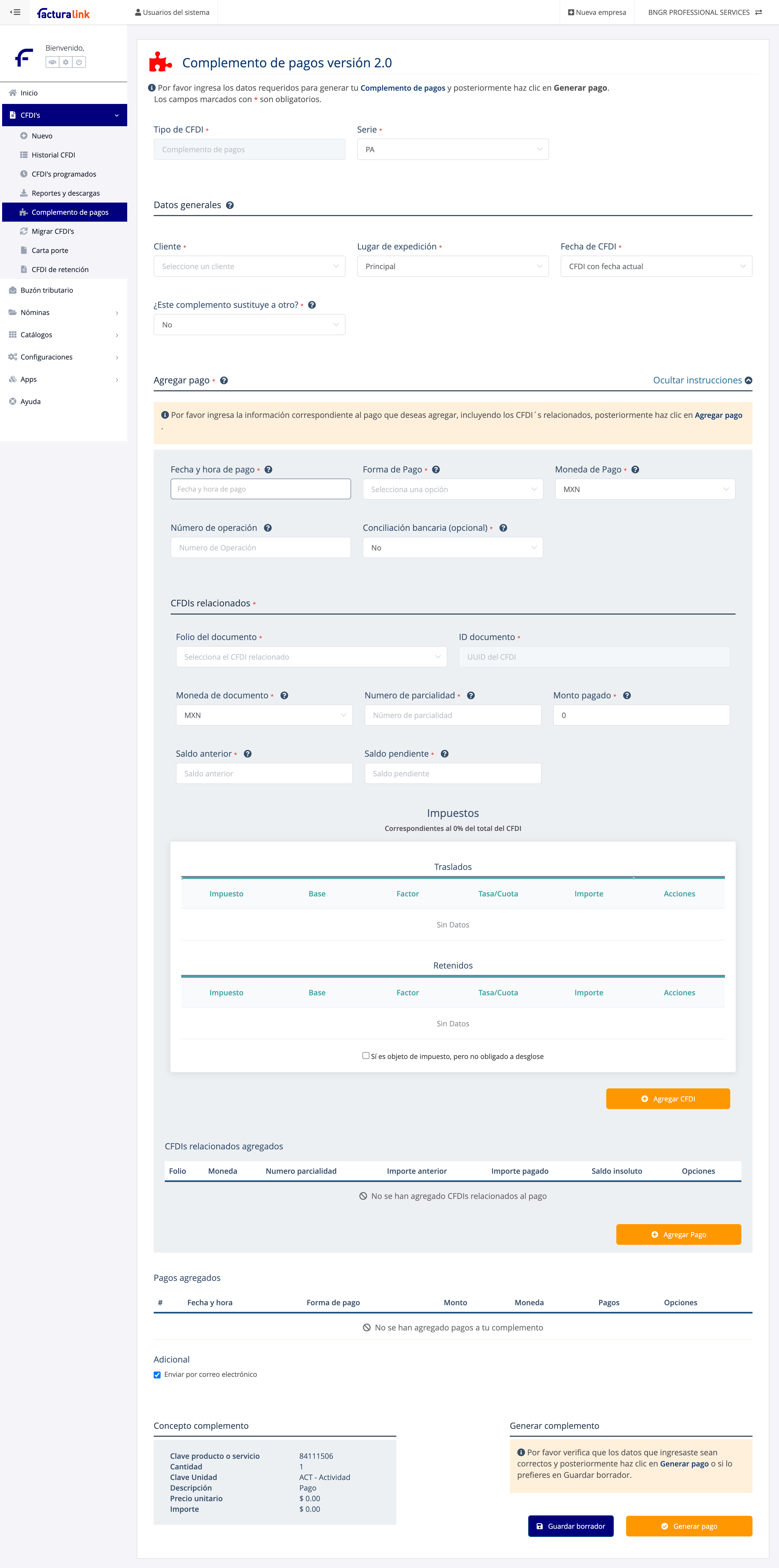 Características clave