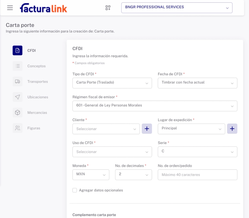 Características clave