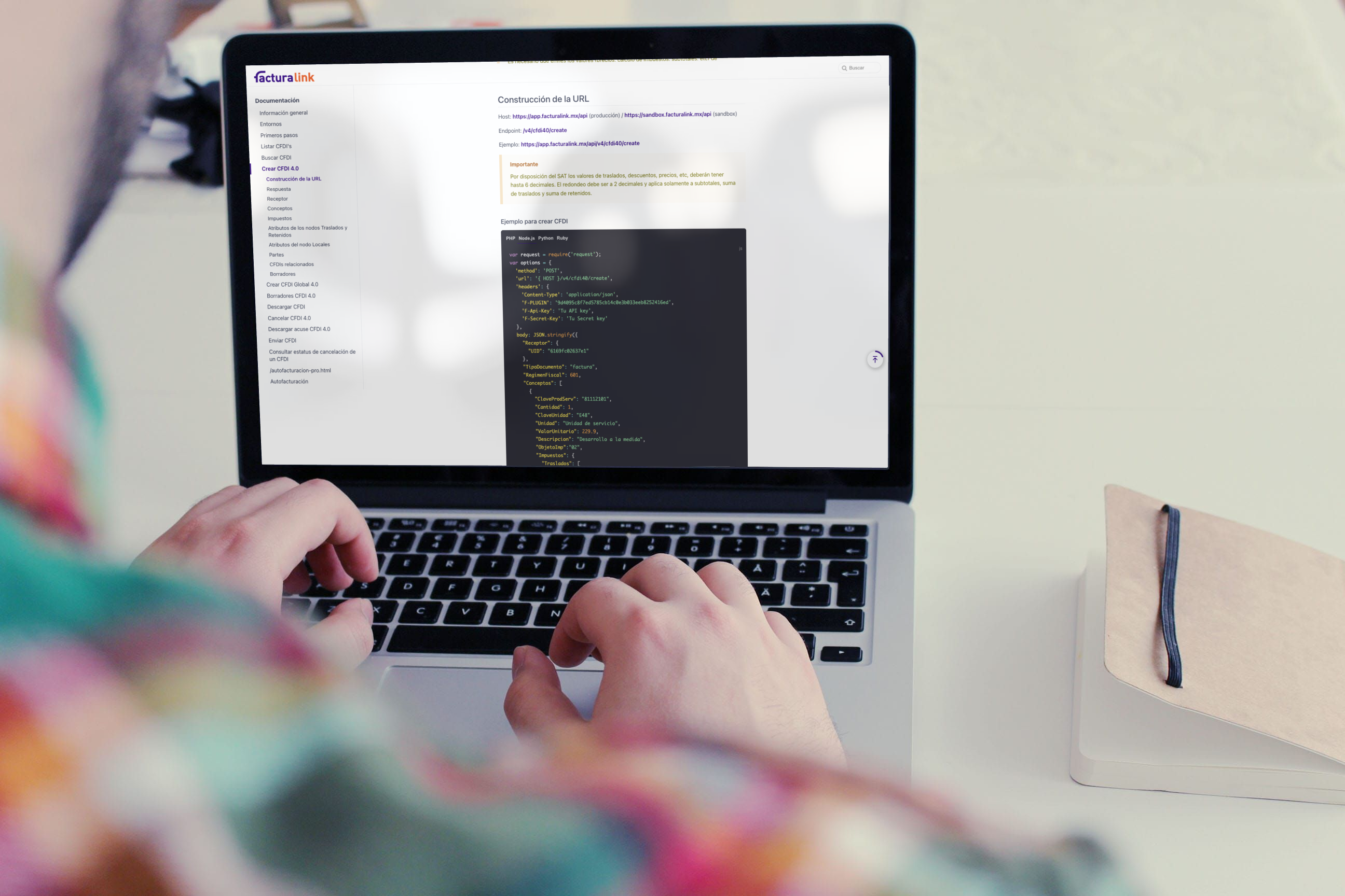 Cómo se usa en FacturaLink