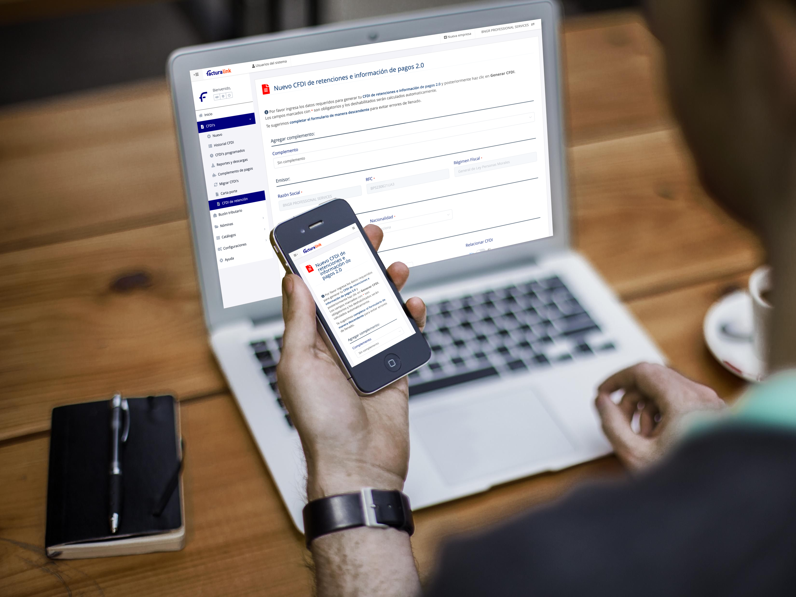 Cómo se usa en FacturaLink