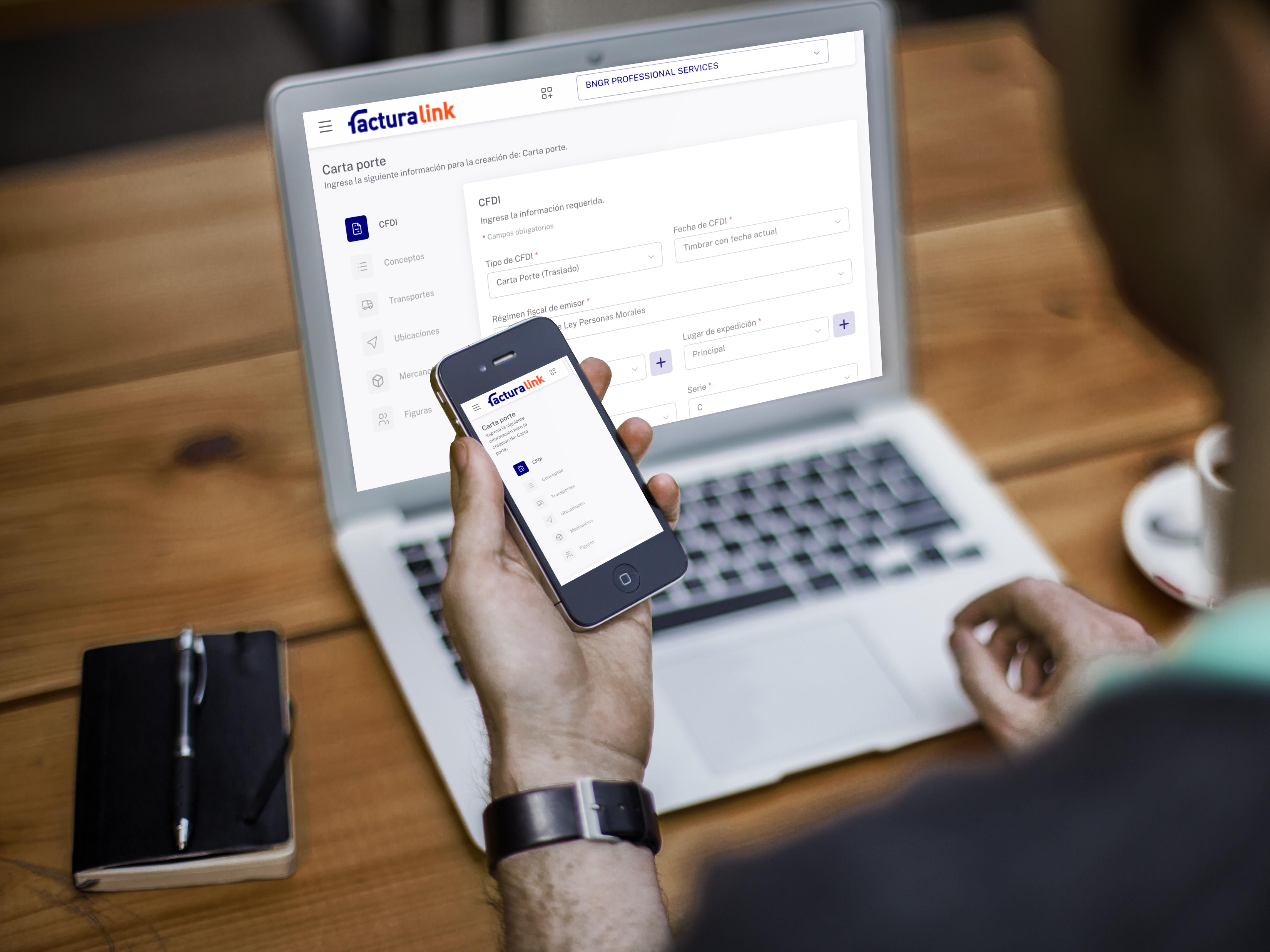 Cómo se usa en FacturaLink