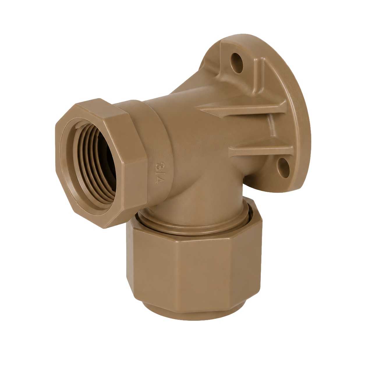 Wallplate Elbow FxC 3/4" x 22mm