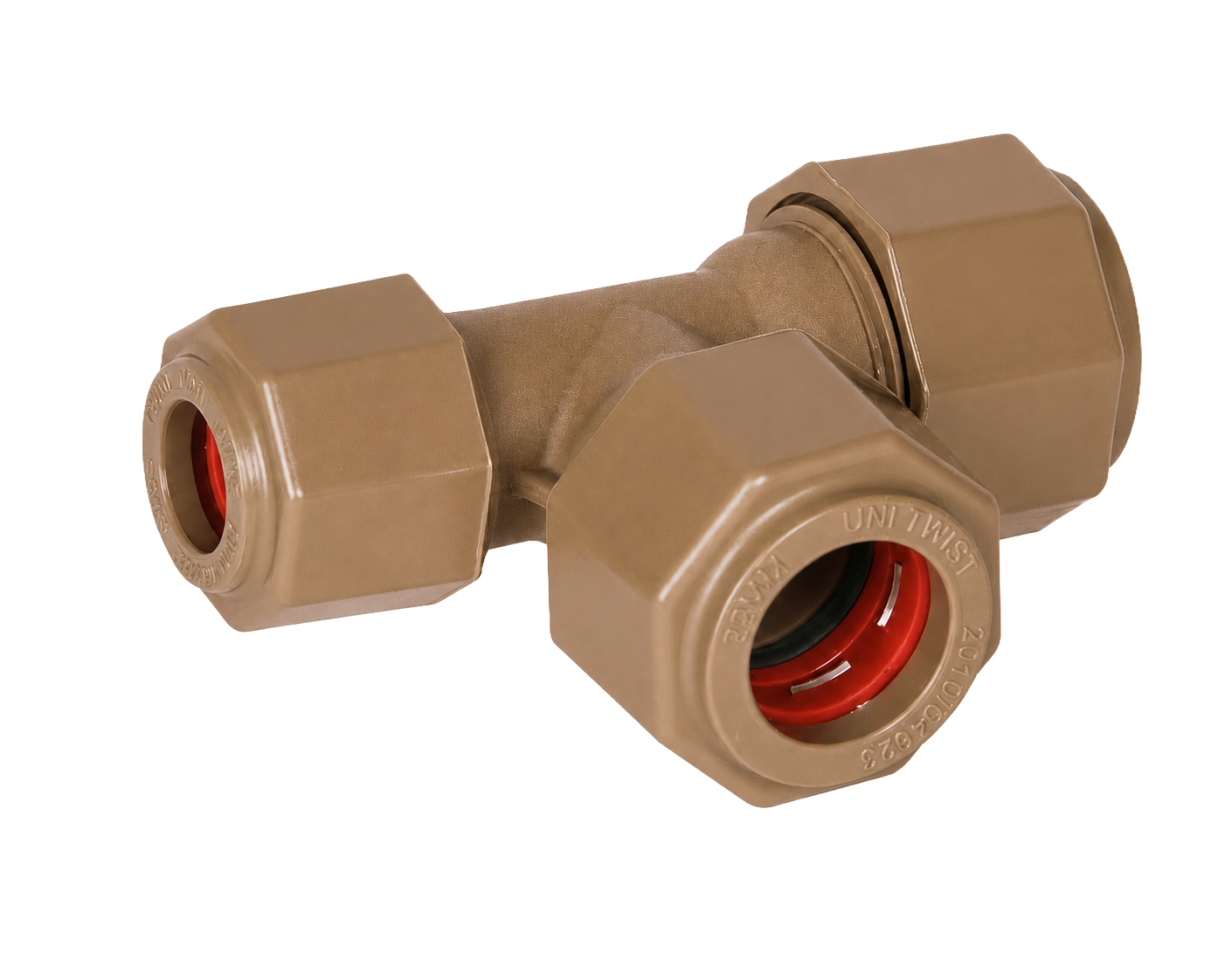Red Tee CxCxC 22mm x 15mm x 22mm