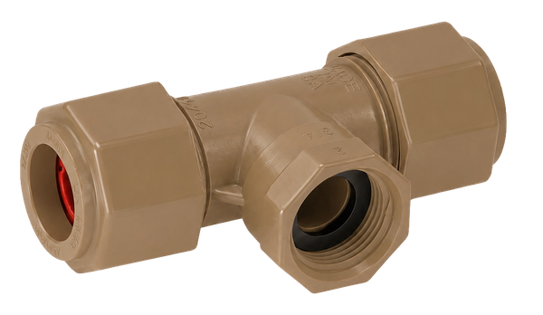 Tee CxCxF 22mm x 22mm x 3/4"