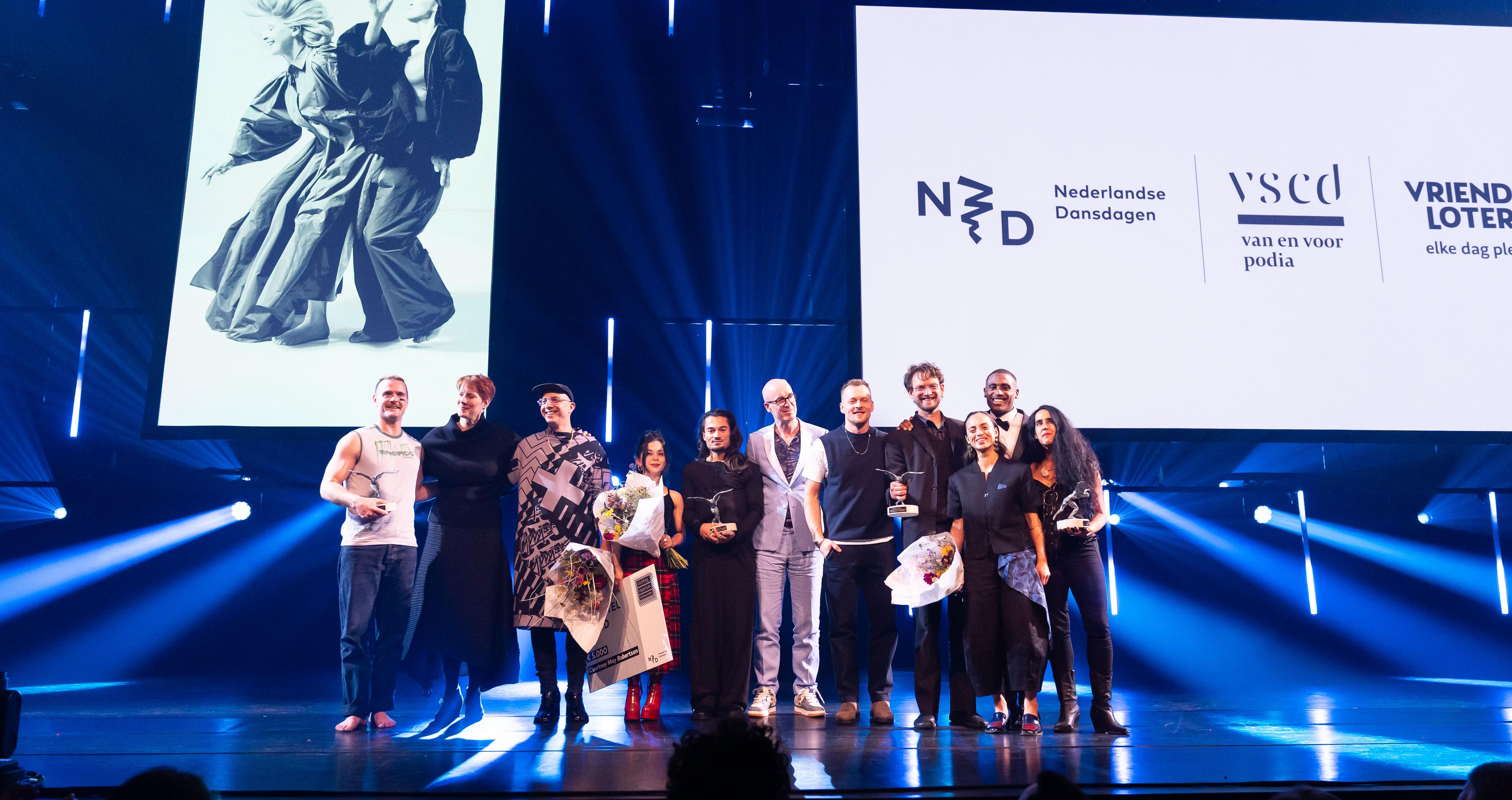 groepsfoto Nederlandse Dansdagen Winnaars VSCD Zwanen