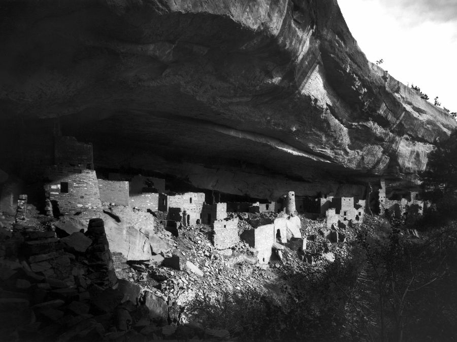 An 1891 photograph of Cliff Palace by Gustaf Nordenskiold.