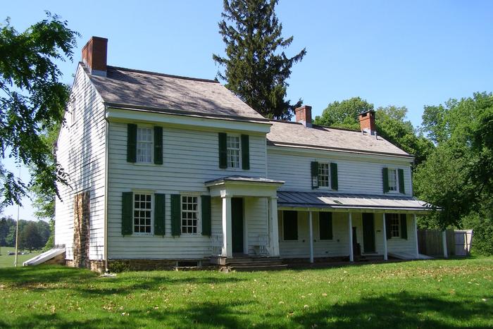 The Thomas Clarke House on Princeton Battlefield, where General Hugh Mercer died.