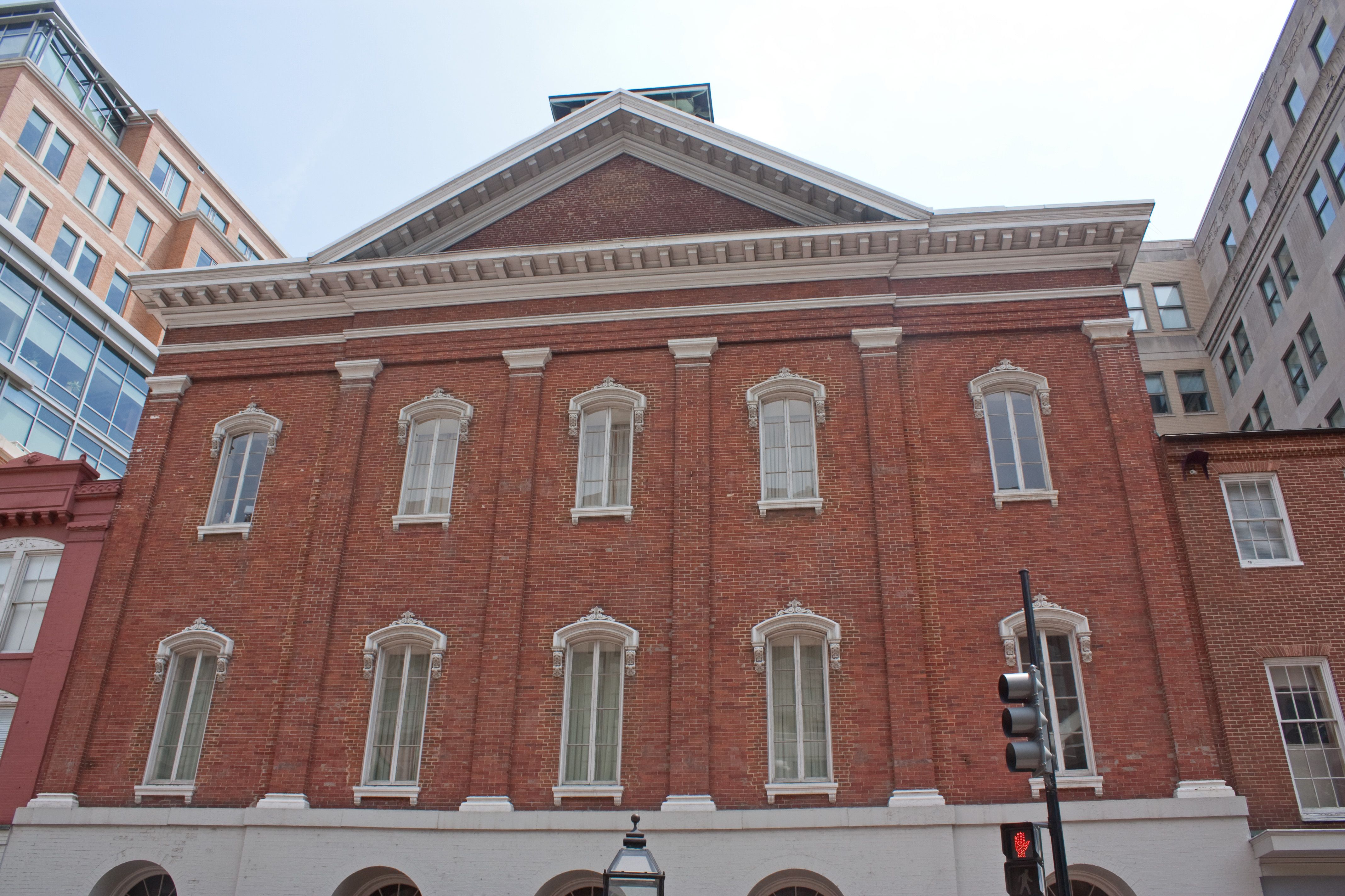 The exterior of Ford's Theatre in Washington, D.C.
