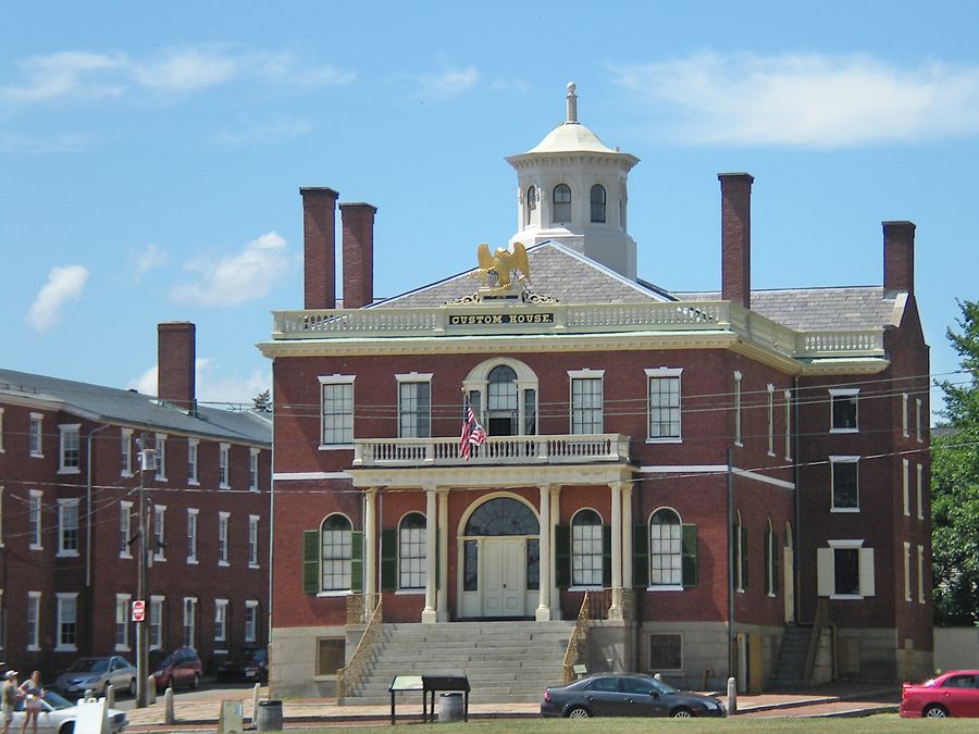 The 1819 Custom House at Salem Maritime, where Nathaniel Hawthorne worked.
