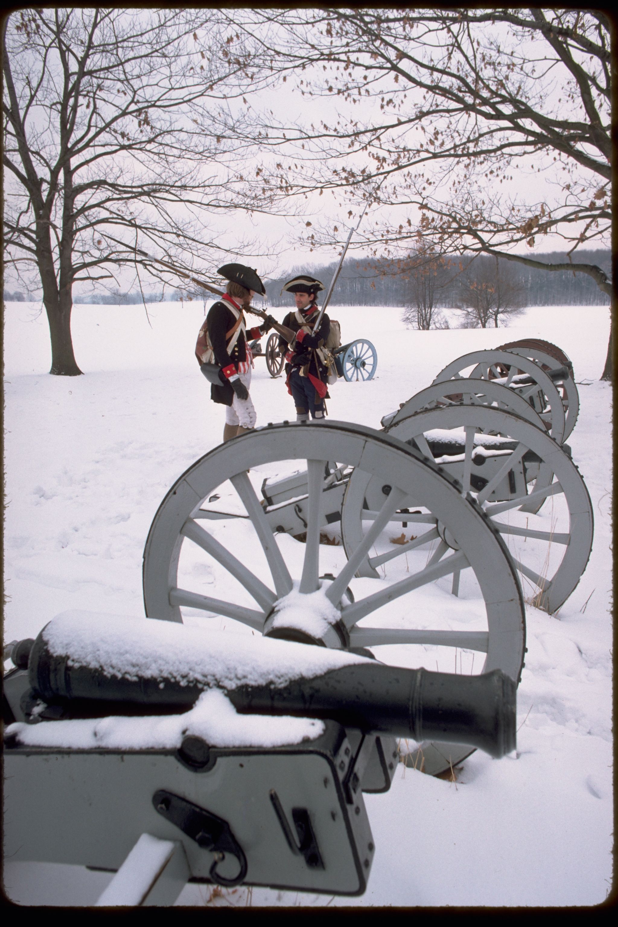 A view across the Valley Forge encampment grounds.
