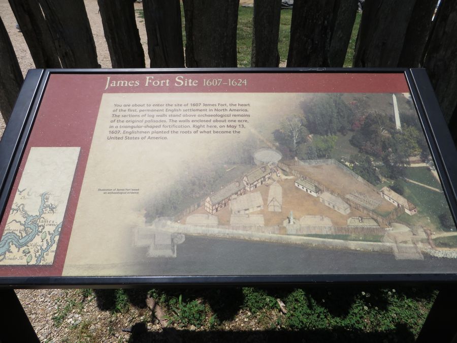 The site of the original 1607 James Fort at Historic Jamestowne.