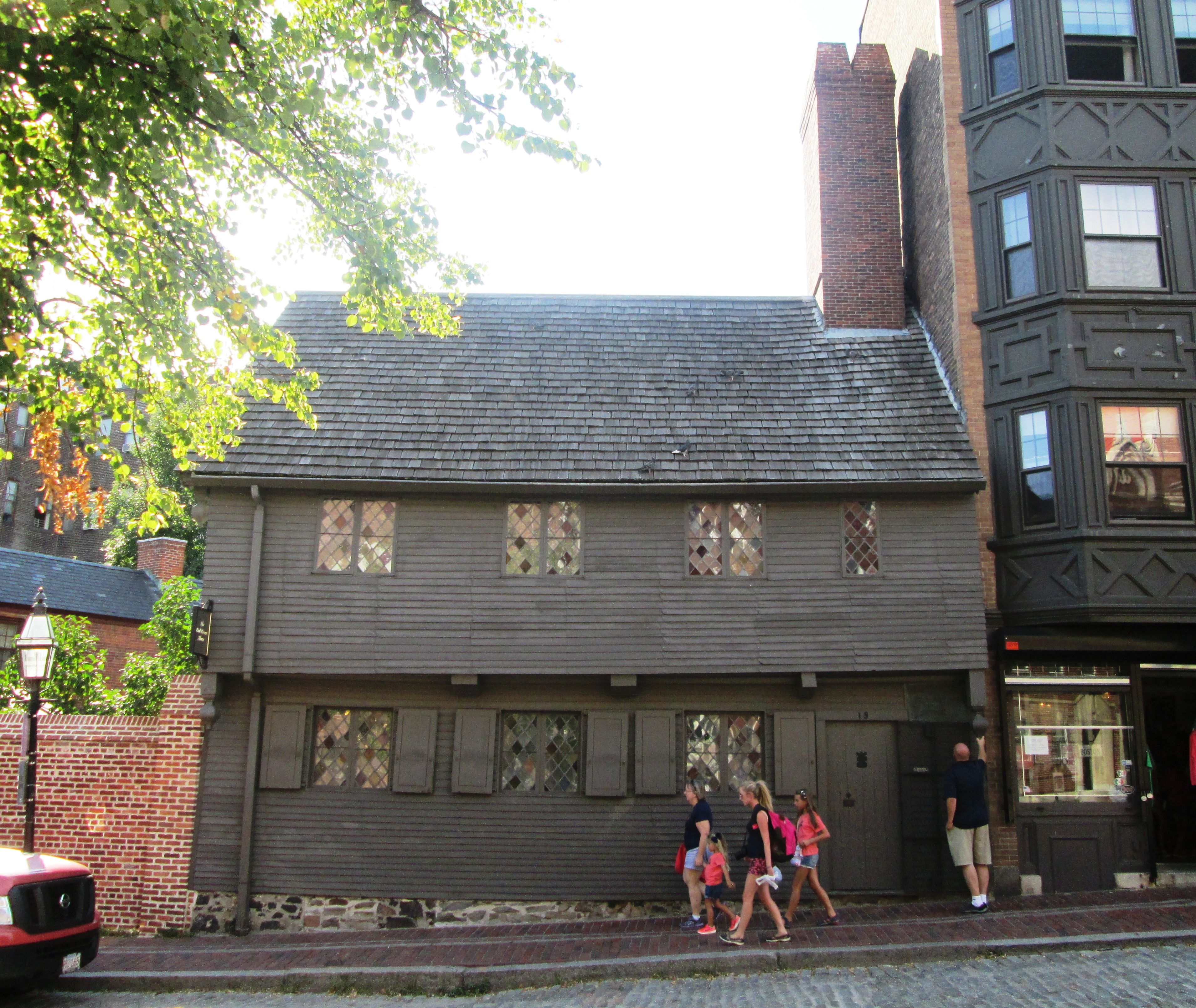 The Paul Revere House on North Square in Boston.