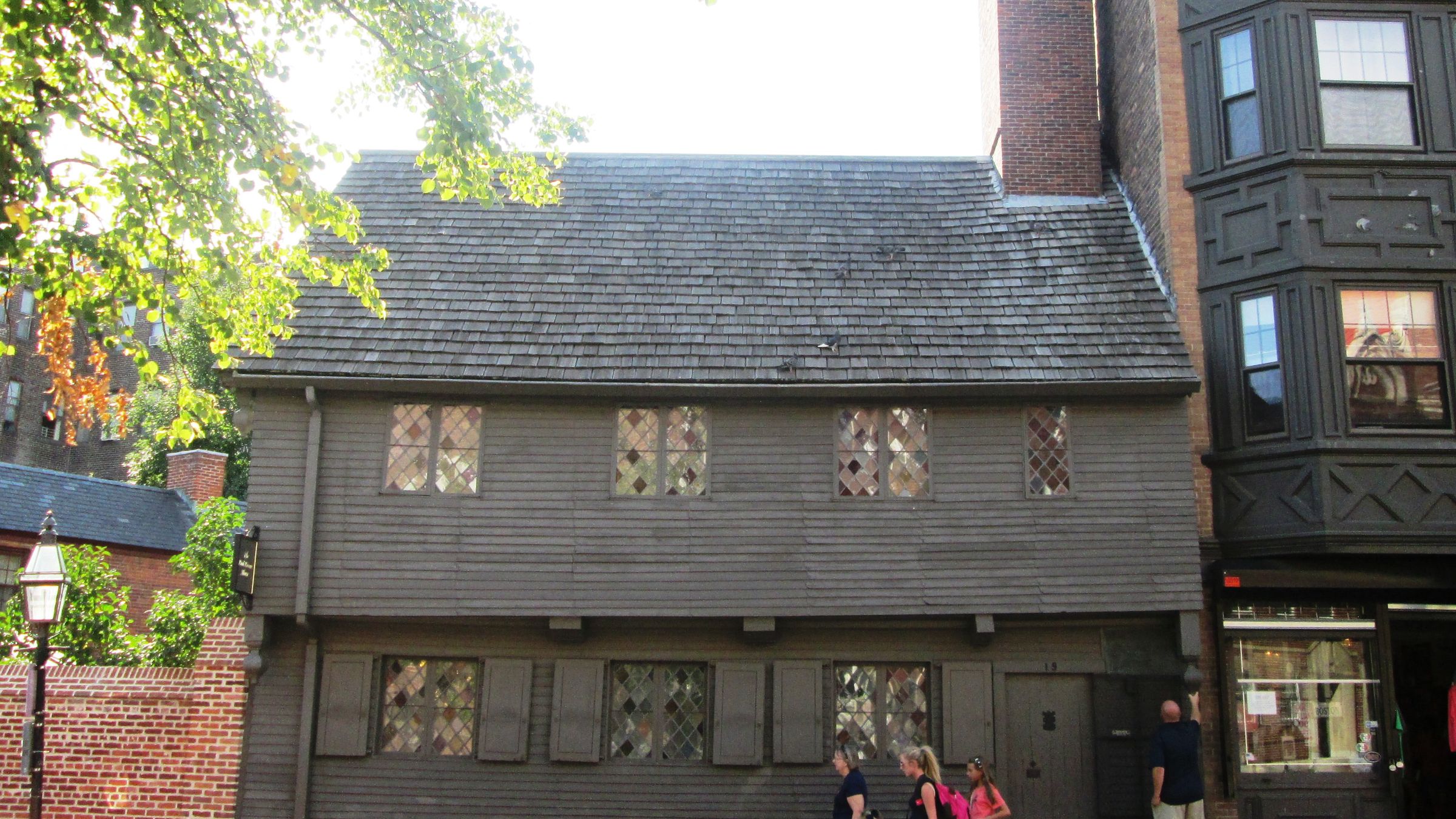 The Paul Revere House on North Square in Boston.