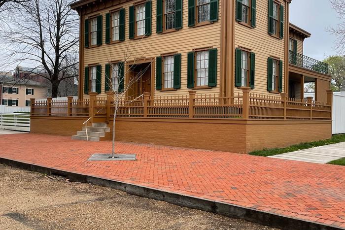 The exterior of the Lincoln Home in Springfield, Illinois.
