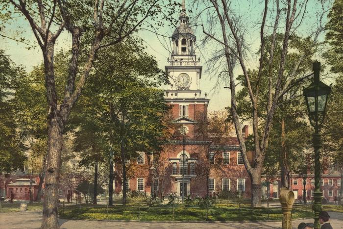 Independence Hall, the former Pennsylvania State House, in Philadelphia.