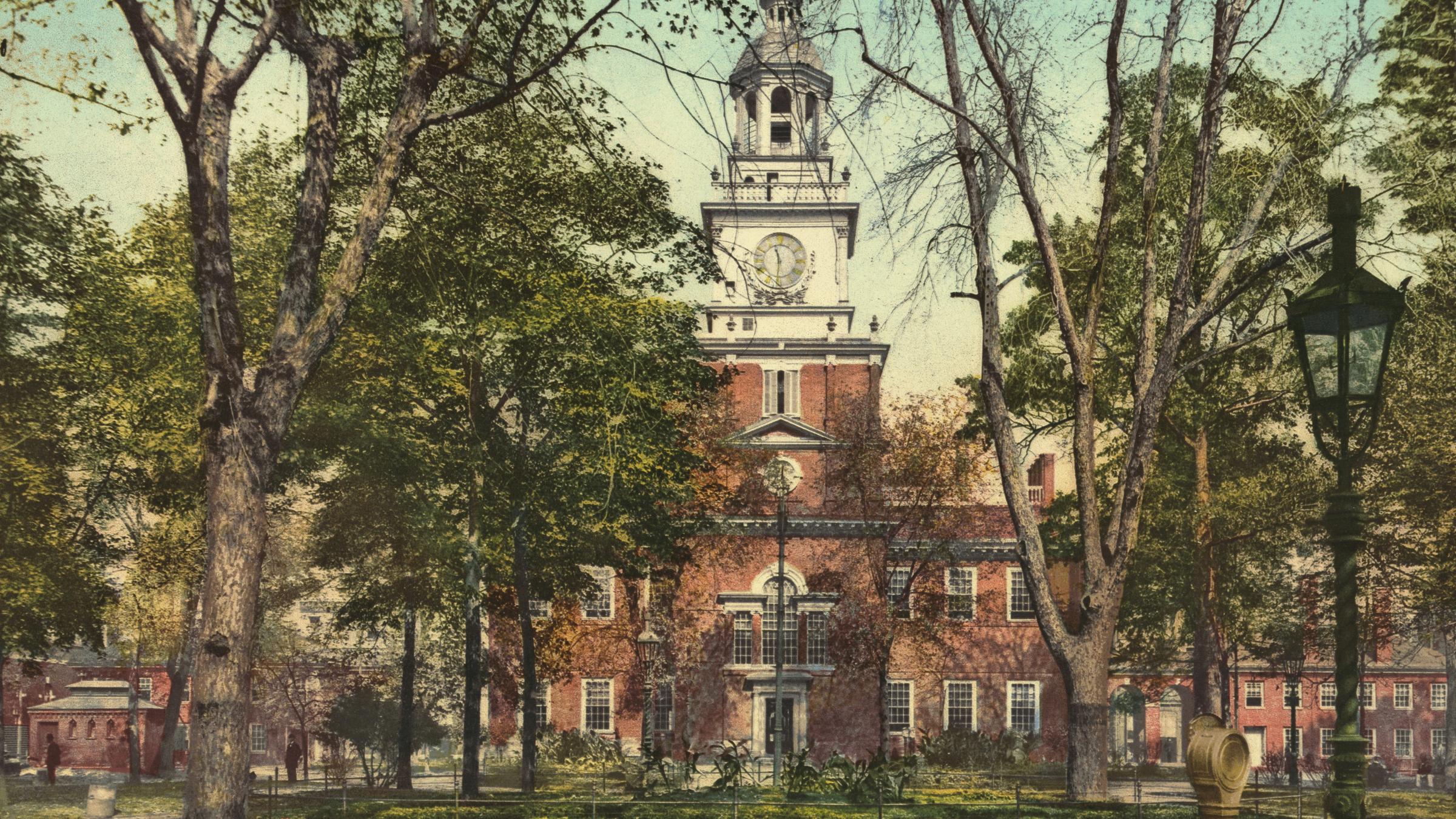 Independence Hall, the former Pennsylvania State House, in Philadelphia.